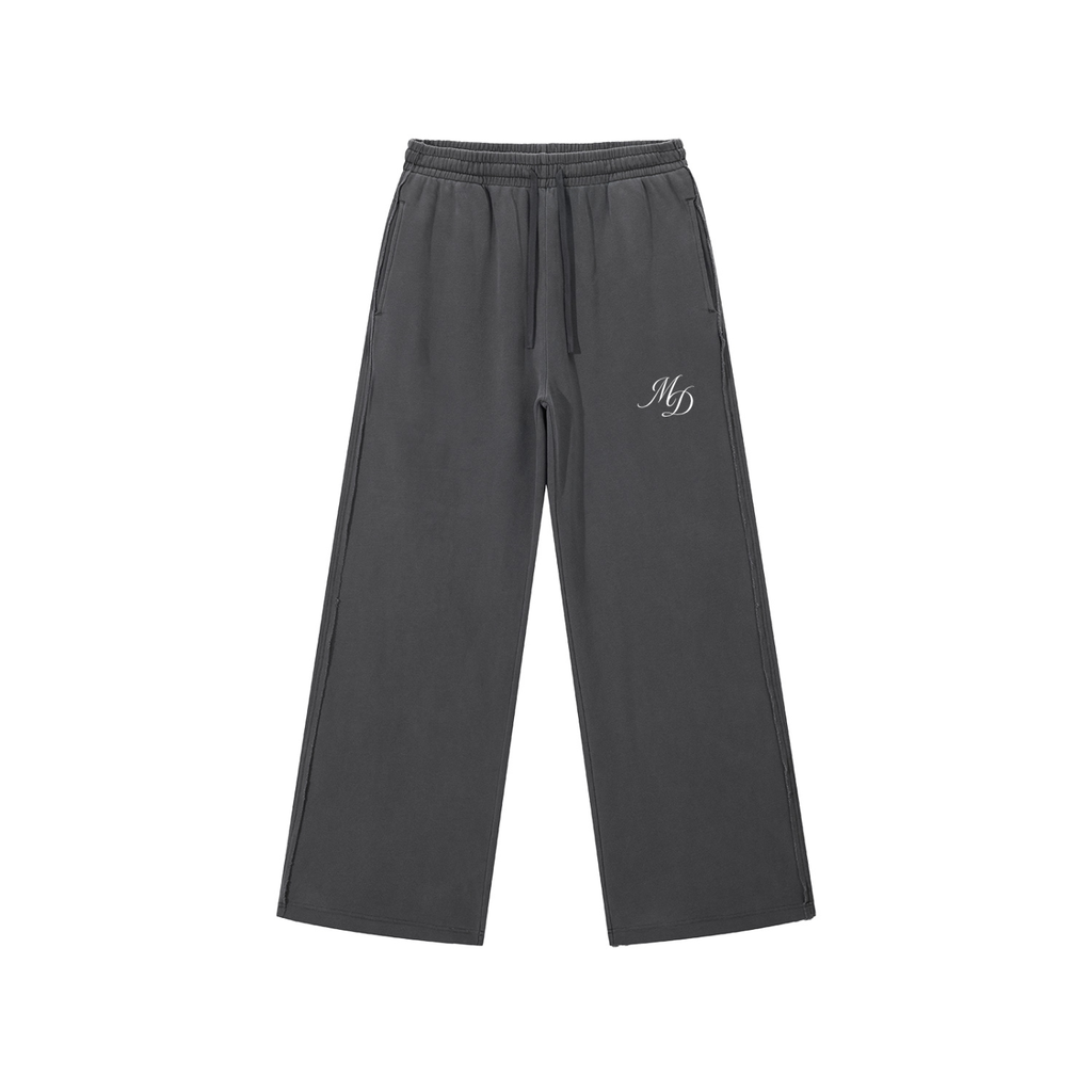 “Restless” Raw Edge Sweatpants (grey)