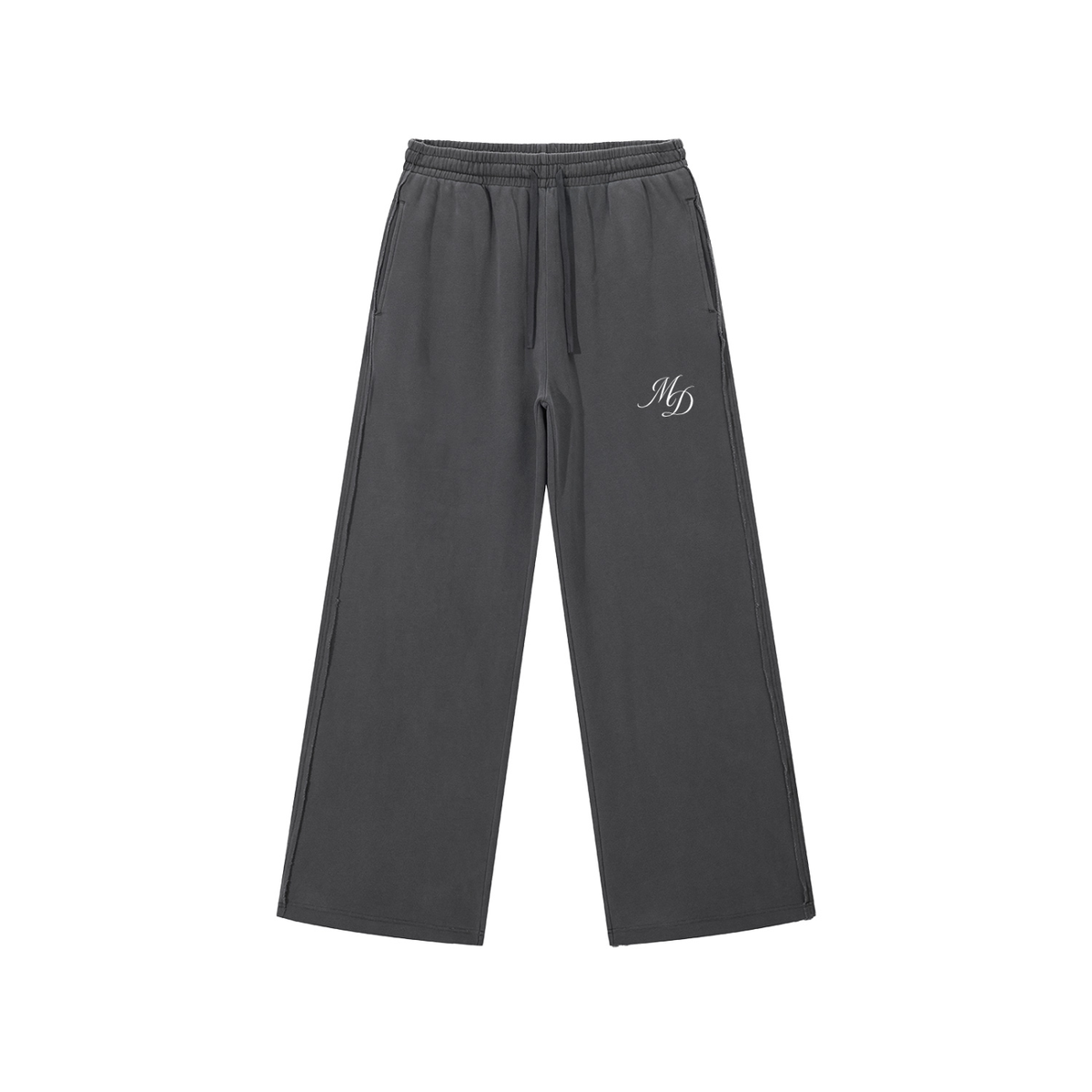 “Restless” Raw Edge Sweatpants (grey)