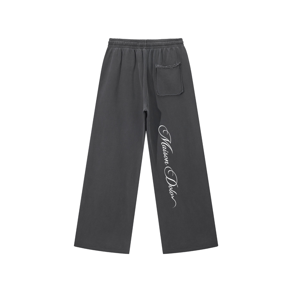 “Restless” Raw Edge Sweatpants (grey)